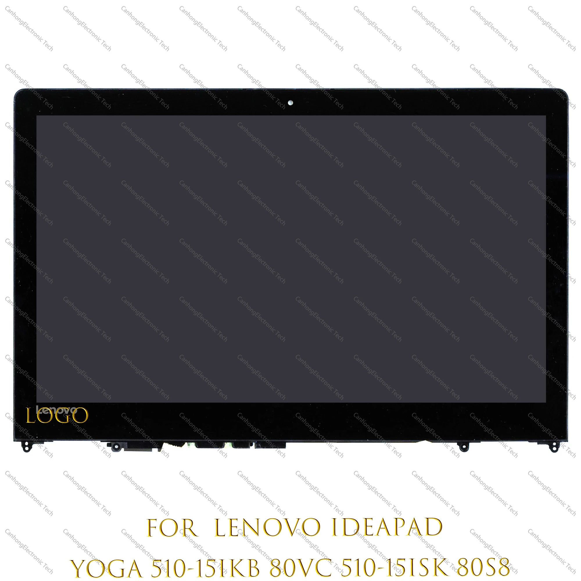 

ЖК-дисплей 15,6 дюйма FHD IPS для Lenovo Yoga 510-15IKB 80VC 510-15ISK 80S8, светодиодный экран, панель, сенсорный дигитайзер, стекло в сборе