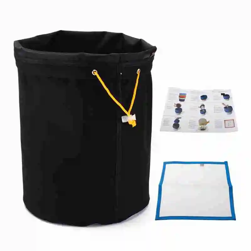 1pcs 5-Gallon Herbal Ice Bubble Hash Bag Essence Extractor Kit Filtration Bags/Set with Free Pressing Screen 