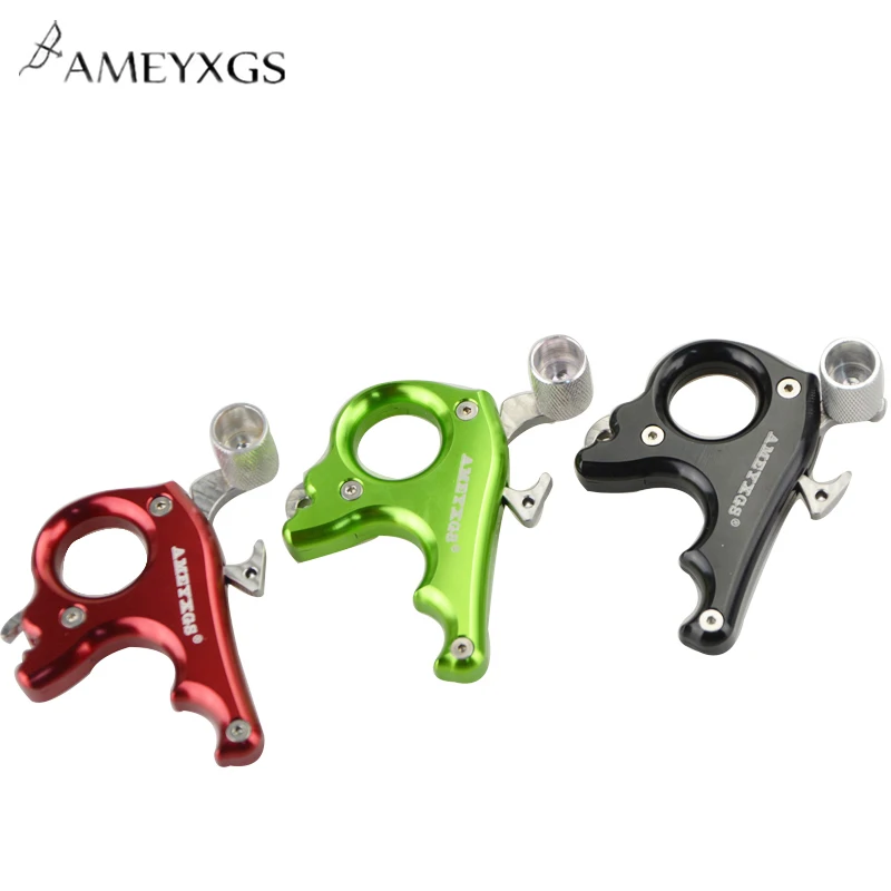 

Archery Bow Release Trigger Thumb 3 Finger Compound Bow Button Release Outdoor Hunting Accessories