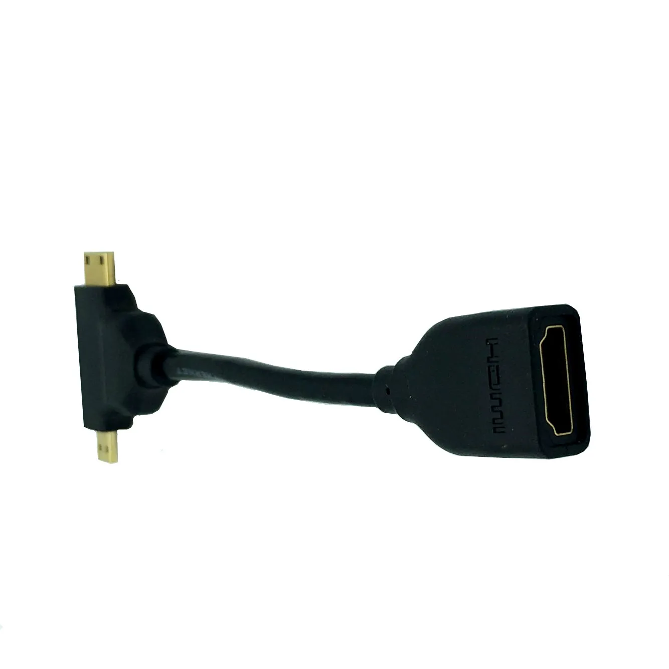 HDMI Женский к Micro HDMI Мужской/мини HDMI кабель 10 см