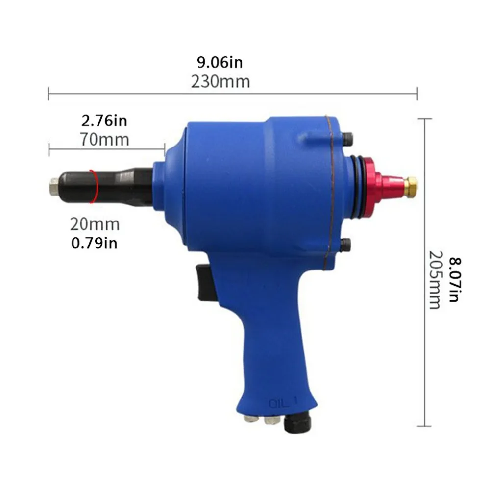 Самовсасывающий пневматический гвоздь пистолет Kp-705X автоматический Потяните заклепки пистолет промышленного класса ветер ядро заклепки пистолет