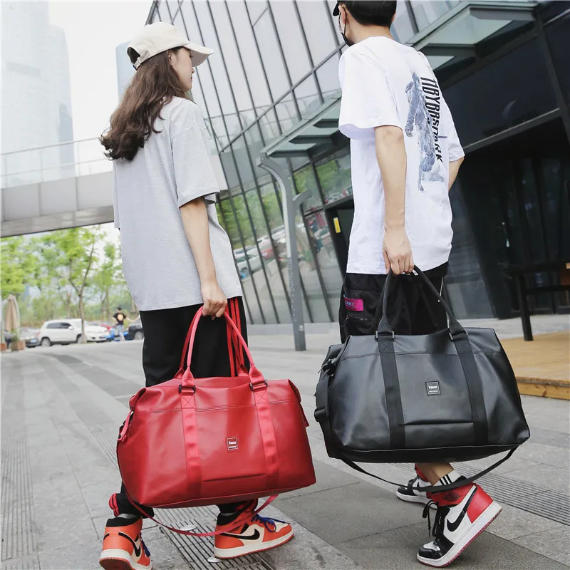 Женская кожаная сумка большой емкости, Мужская Ручная сумка для багажа, сумки для путешествий, винтажная портативная мужская сумка, XA803WB