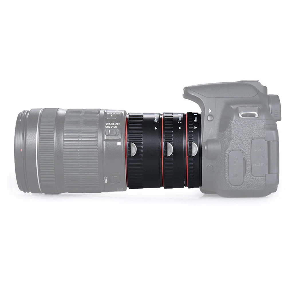 Сменный для Canon все EF и EF-S адаптер объектива камеры Автофокус Макро Удлинитель трубка/кольцо Крепление
