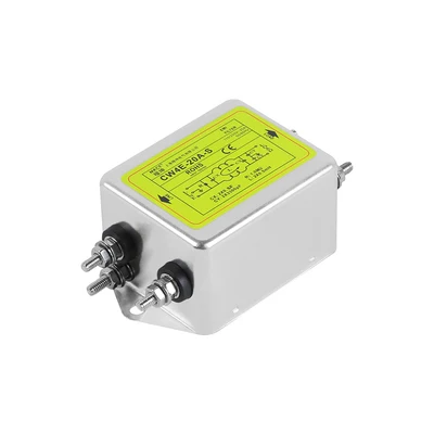 Однофазный AC 220V питания фильтр EMI анти-помех очистки аудио CW4E-S 3A6A10A20A30A