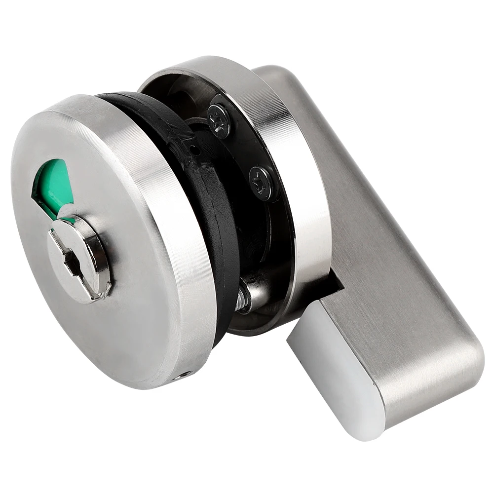 Aluminum Alloy Silver Door Latch Toilet Shower Cubicles Gate Latch