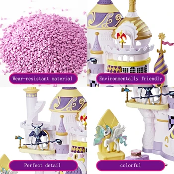 

Hasbro My Little Pony Princess Movie Magic Castle Girl Suprise Toy Horse Animal Model for Children Gift