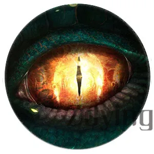 U046 Zdying, 5 шт./лот, глаза животных, дракон, змея, Сова, кошка, тигровые глаза, стеклянный кабошон, ручная работа, ювелирное изделие для DIY, серьги, браслет - Цвет: U046