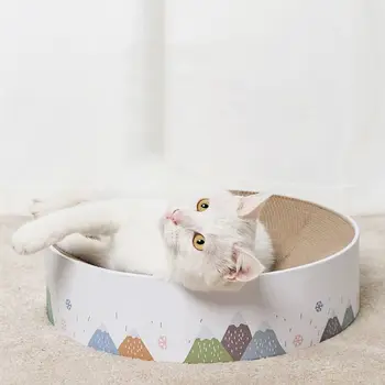 

Cat Scratcher, Scratching Pad, Durable Recyclable Cardboard with Catnip