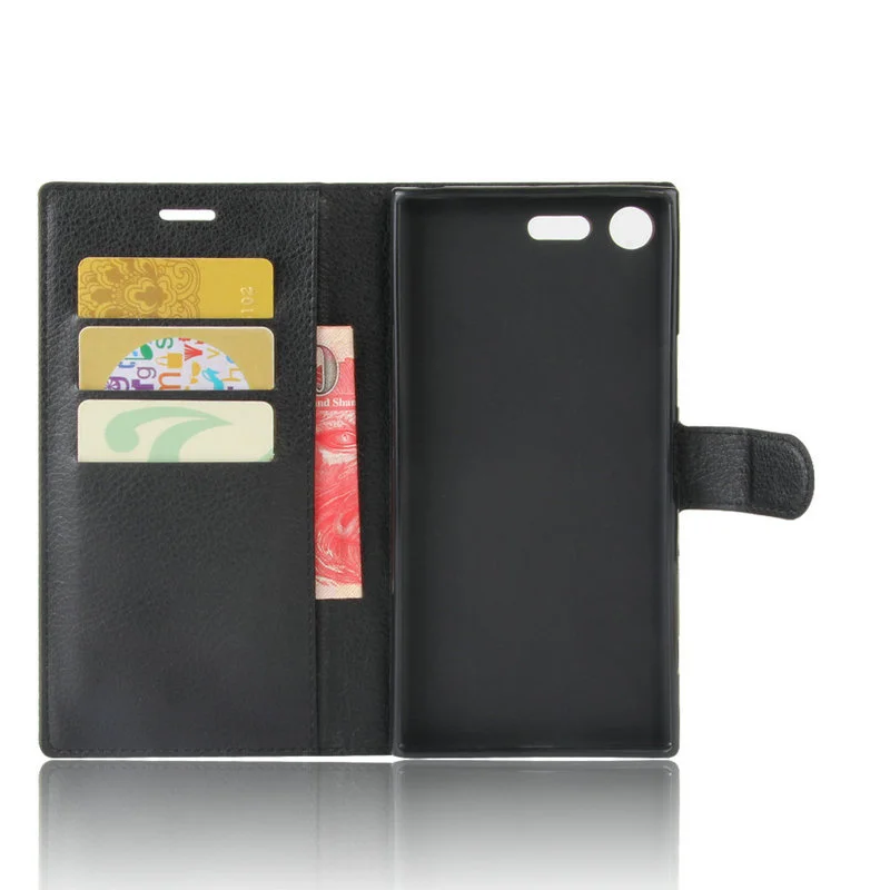 Phone Case Leather Phone Case Leather Wallet Case Leather Case for Sony Xperia XZ Premium Dual G8141 G8142 with Stand
