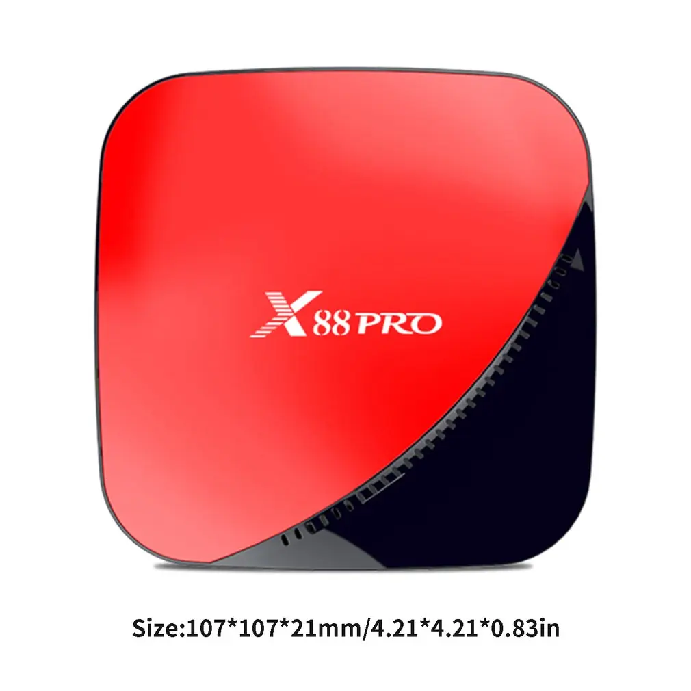 Android 9,0 ТВ-приставка 4 Гб ОЗУ 64 Гб ПЗУ X88 MAX PLUS RK3328 четырехъядерный TYPE-C 2,4G/5 Ghz двойной WiFi BT4.0 4K смарт-приставка PK 8,1