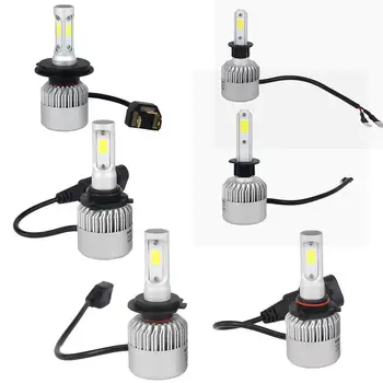 

2pc Automotive Led Headlights S2-cob Led Headlights with Far and Near Beam Integration H4h7h11