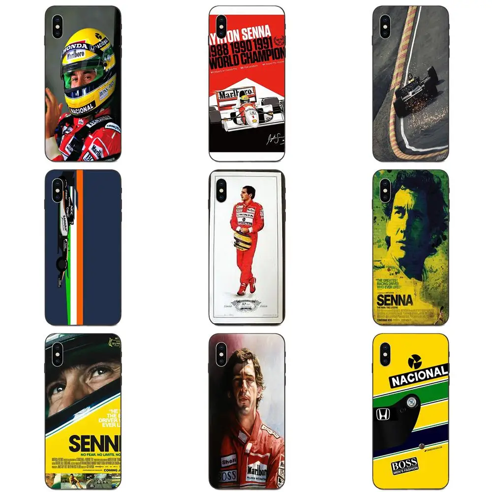 Чехол для телефона Xiaomi Redmi Mi Note 2 3S 8 9 Lite SE Pro симпатичный блок Ayrton Senna Signed | Мобильные