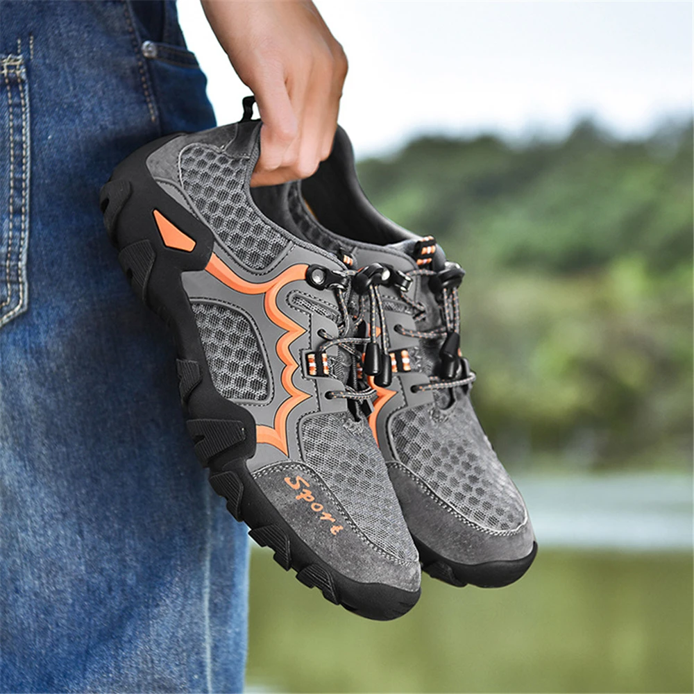 

2020 new hiking shoes outdoor climbing net shoes off-road sports shoes non-slip wear-resistant breathable hiking
