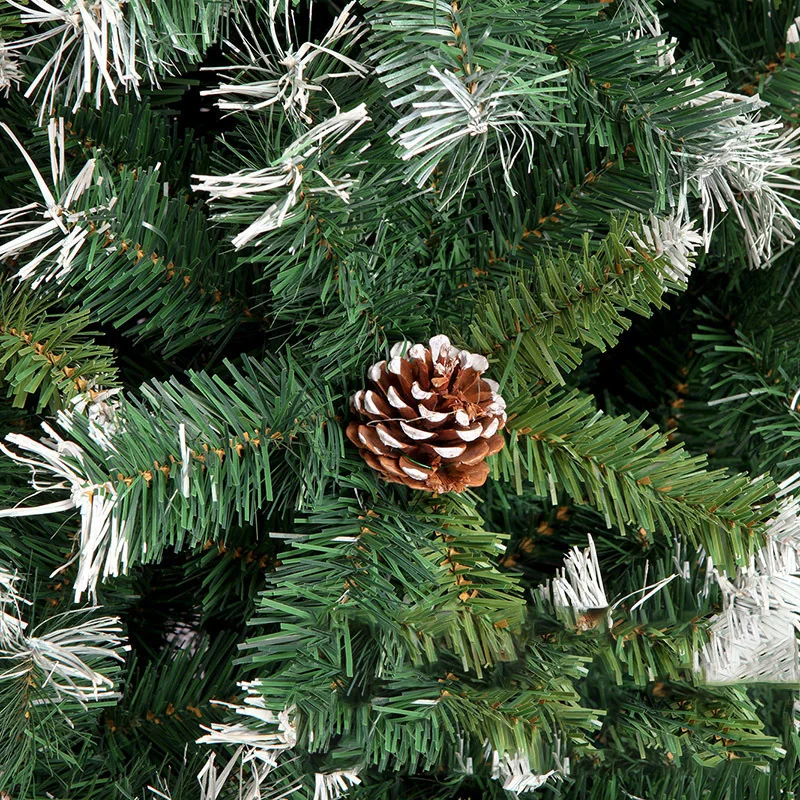 Encryption Falling Snow Pine Cone Green Tree Mini Artificial Christmas Tree Decorations Christmas Decoration For Home Xmas Tree