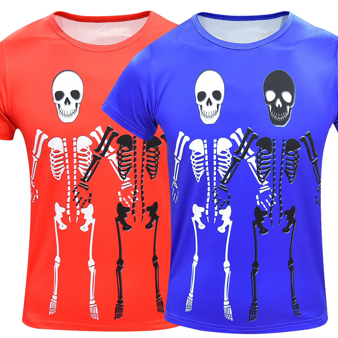 Новая футболка с короткими рукавами для мальчиков костюм на Хэллоуин рубашка с короткими рукавами для мальчиков Одежда для девочек маскарадная новая модель перчаток Рождественская одежда