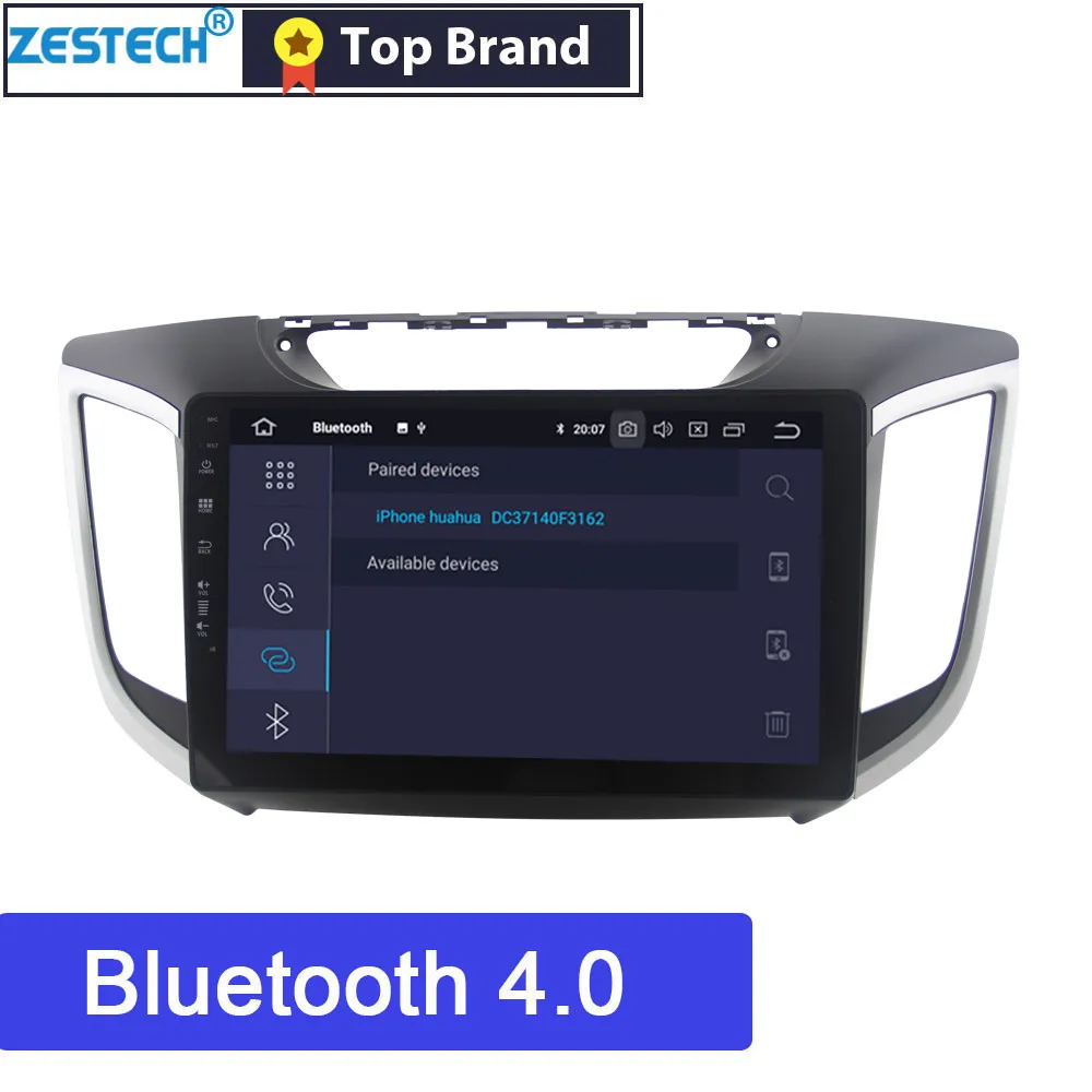 Cheap ZESTECH Android 9.0 1din car radio dvd For Hyundai ix 25 / Creta 2015 - 2018 Car DVD Player auto Radio GPS Navigation multimedia 3