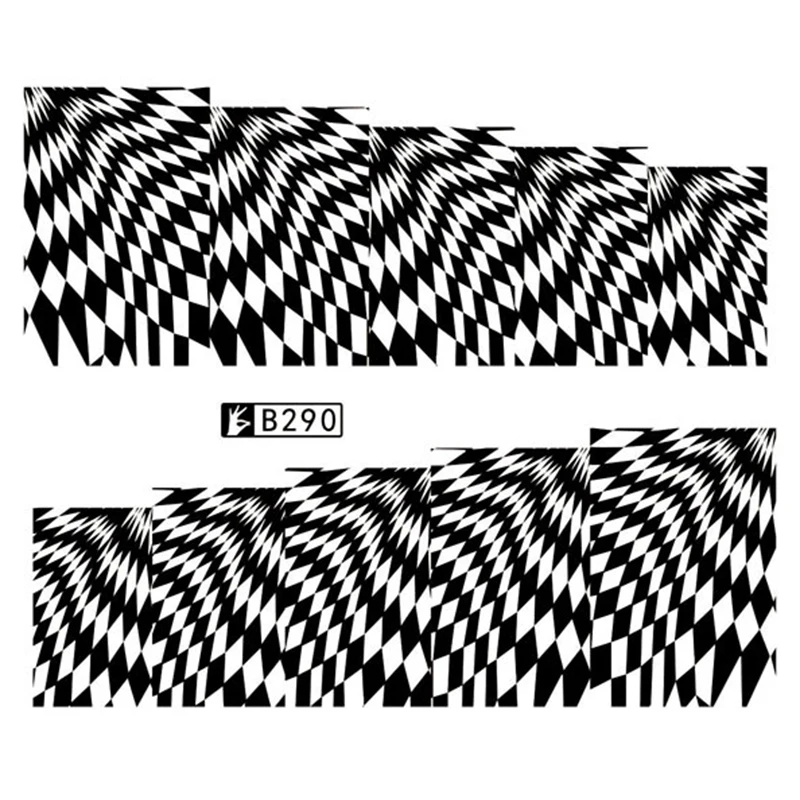 GAM BELLE 1 Sheet Rose Stripe Series 3D Sticker Nail Art Stickers Decals DIY Beauty Creative 2