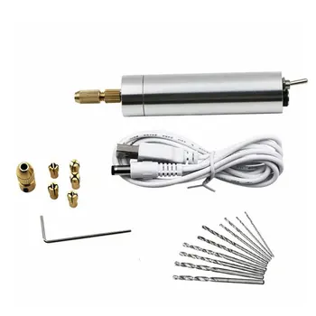 

Drilling and polishing machine jade carving pen mini electric grinder with USB cable Circuit board PVC plastic board