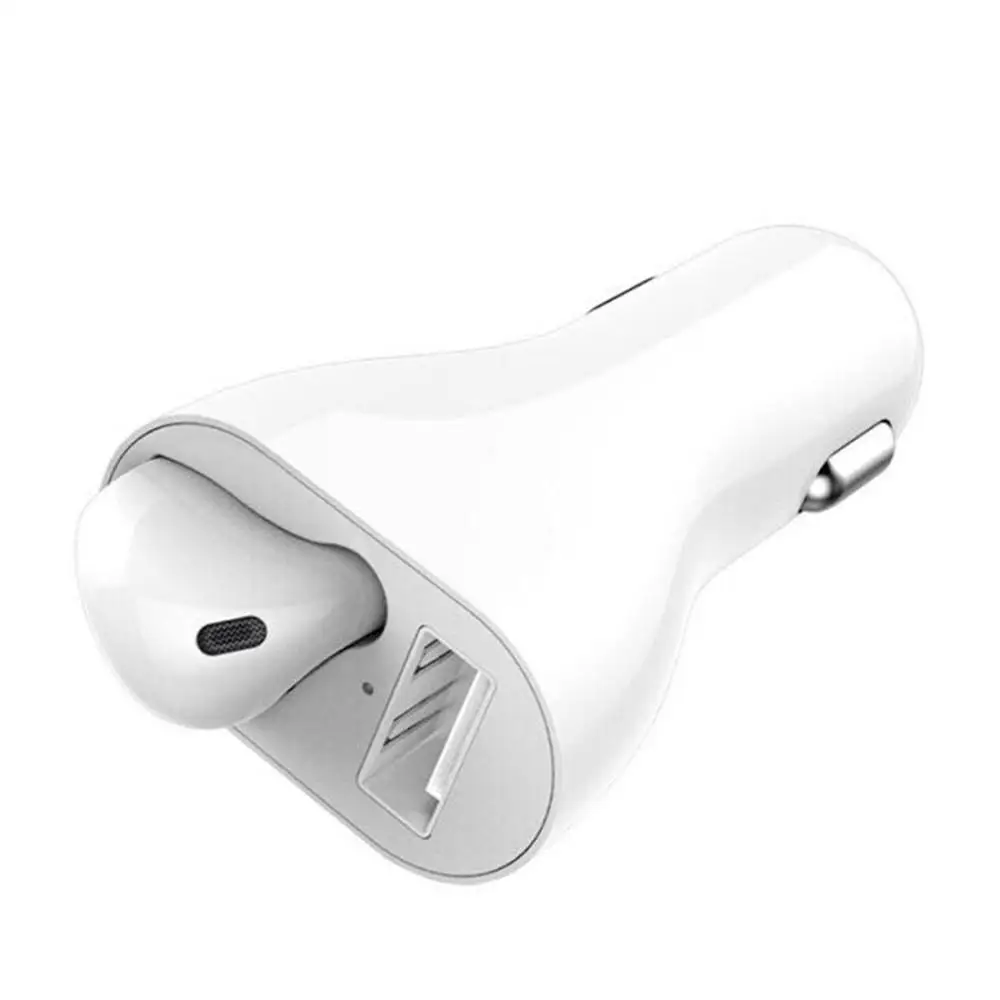 Kuulee USB Автомобильное зарядное устройство Универсальное зарядное устройство адаптер с Bluetooth наушники гарнитура для iPhone samsung Xiaomi Мобильный телефон в автомобиле