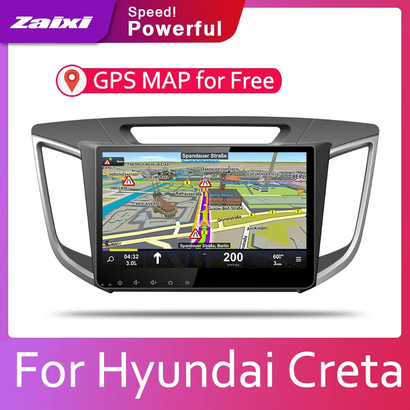 ZaiXi автомобильная система Android 1080P IPS ЖК экран для Hyundai Creta 2015 ~ 2020 автомобильный