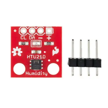 

Red Temperature And Humidity Sensor Htu21D Sensor Module High Precision Digital Humidity Temperature Sensor
