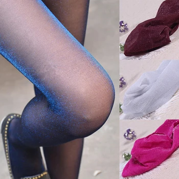 

Women Girl Fashion Sexy Charming Glitter Shiny Pantyhose Glitter Stockings Ladies Glossy Tights Summer Autumn