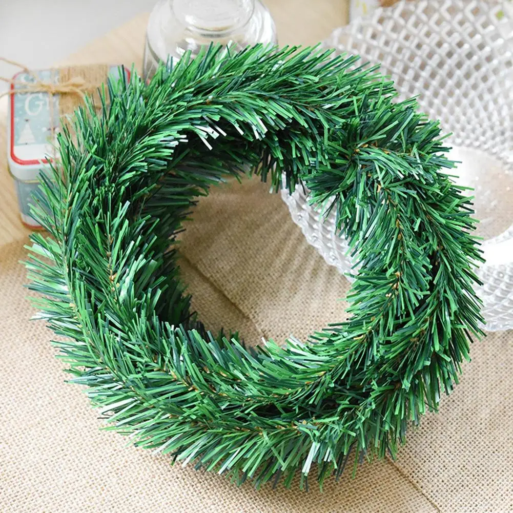 

5.5 M Merry Christmas Tree Decor New-Year Garland Wired Garland for Window Display Home Railing Smokestack Christmas Decorations