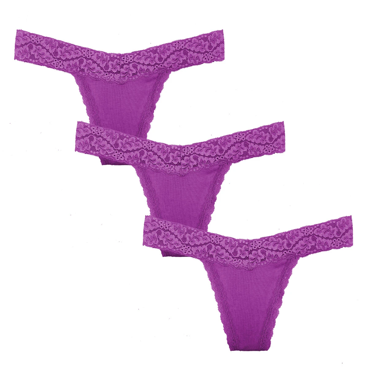 Purple lace g string Clearance