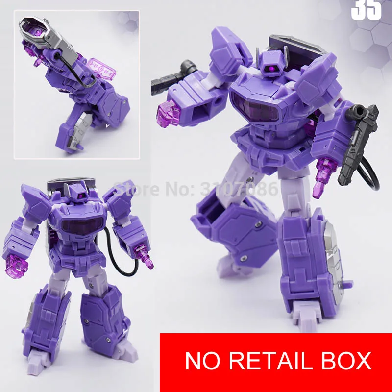 MF35 Foam Box MFT трансформация Shockwave MF35 MF-35 MF-35C MF35C G1 Pocket War Pioneer серия lost planet фигурка ко Робот Игрушки - Цвет: MF35 Foam Box