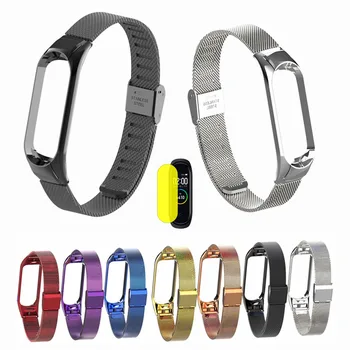

Metal Strap for Mi Band 4 Wrist Band for Mi Band 3 Miband 2 Smart Bracelet