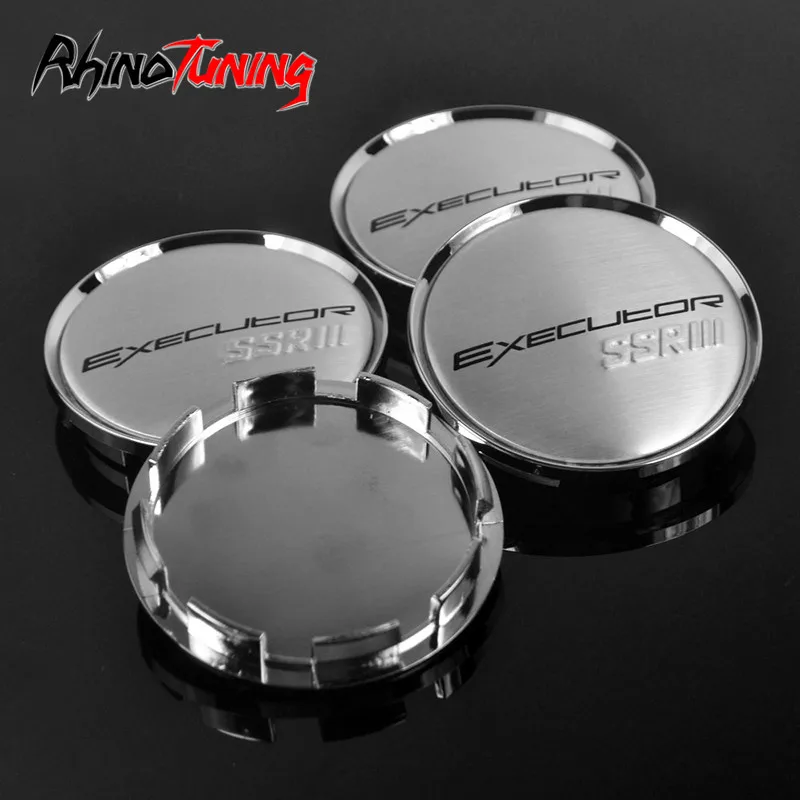 

4pcs 63mm 57mm Silver SSR wheel cap Center Cap for rims Wheels Center Cap for M595 CV01 CV01S CV02 CV02S Superturismo WRC M595