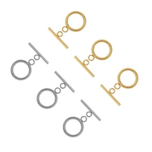 4 ensemble/lot En Acier Inoxydable À Fermoirs Fermoirs Boucle Connecteurs pour Bracelet À BRICOLER SOI-MÊME Collier Bijoux Faisant Des Accessoires