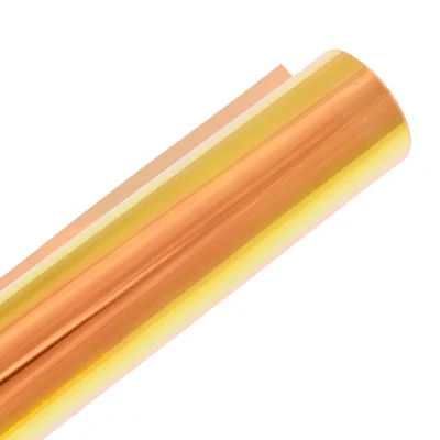 Orange 29*21 см красочные радужные голографические прозрачные ПВХ ткани для DIY ручной работы ремесло мешок одежды шитье лоскутное - Цвет: Orange