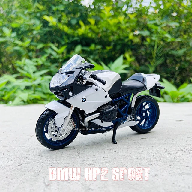Maisto 1:18 NEW BMW R1250GS Silvardo original authorized simulation alloy motorcycle model toy car Gift - 1-18 HP2