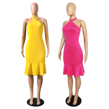 

clothing OWLPRINCESS 2020 Spring and Summer New Strap Fashion Shoulder-Baring Tube Top Elegant Ruffle Dress