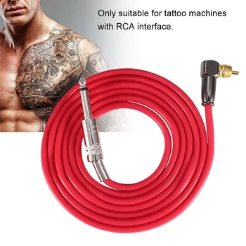 

Silicone Hook Line for 90 Degree RCA Interface Cable Tattoo Machine Power Conversion kit for Tattoo Device Power Supply