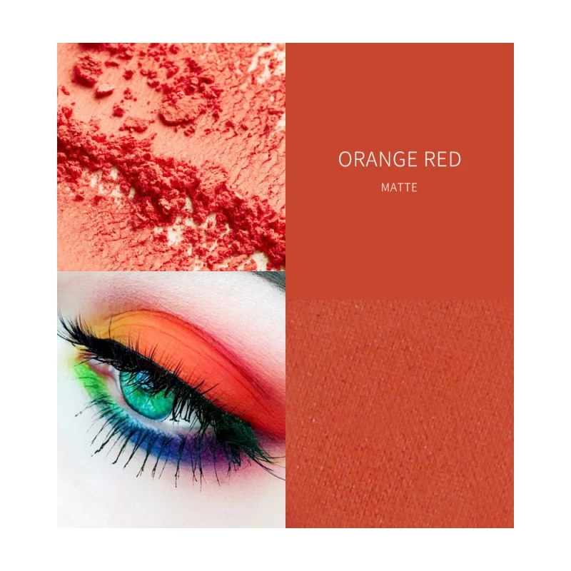 Палитра теней для век 9 цветов маленькие мерцающие матовые тени светильник