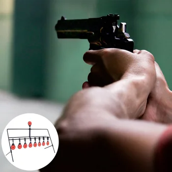 

1pc Nine Head Practice Shooting Target Sturdy Shooting Game Toy Exercise Accessory Sports Supply for Woman