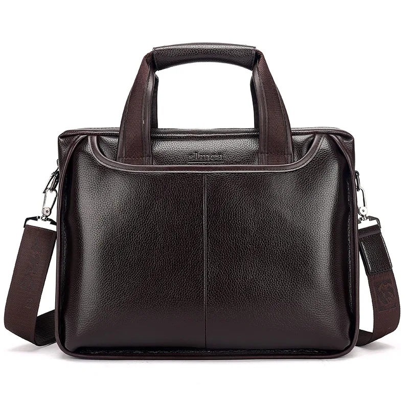 

Hot Selling Genuine Product 2019 New Style MEN'S Real-leather Bag Briefcase Shoulder Bag Oblique Bag