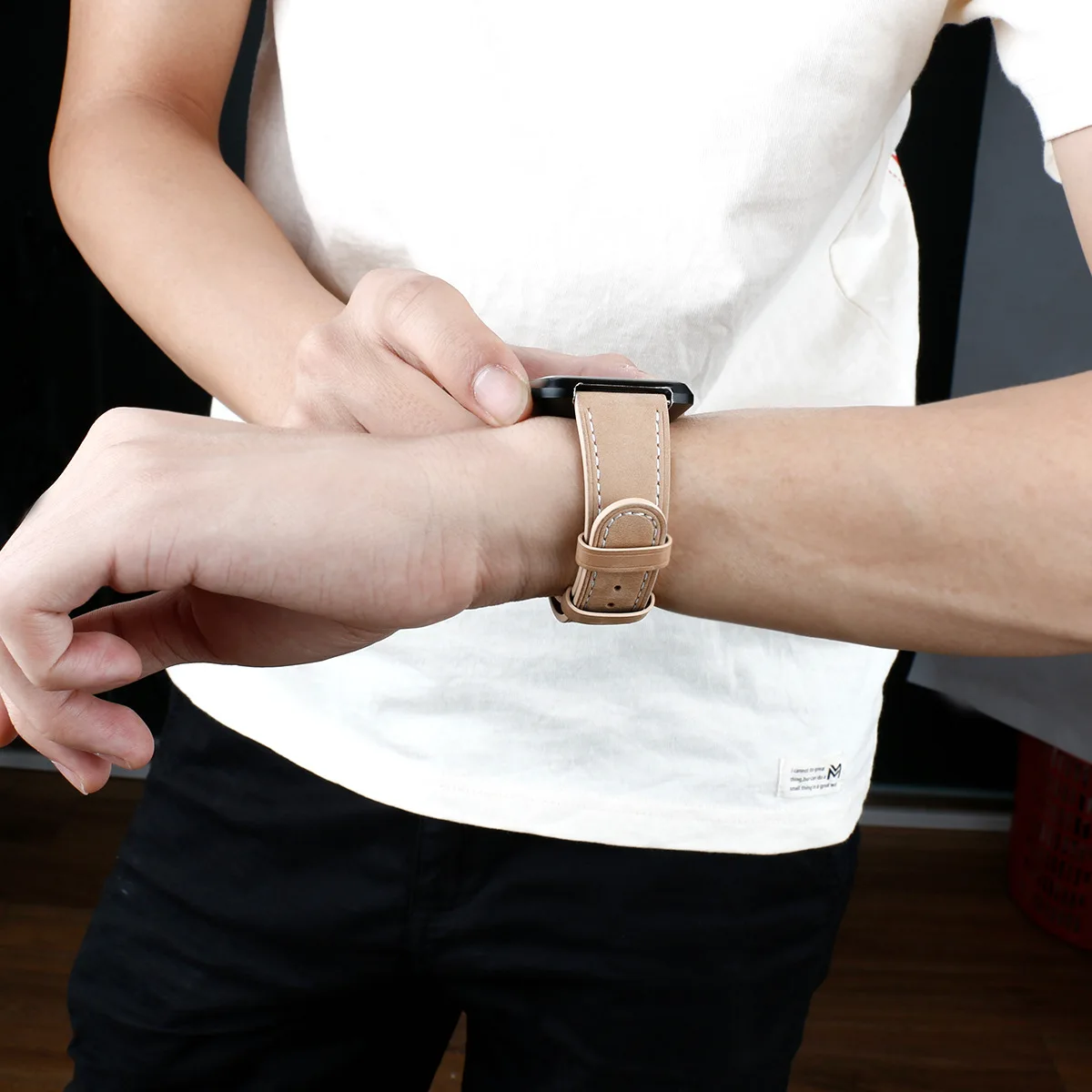 Сменный кожаный браслет премиум класса для Fitbit Versa/versa 2 Смарт-часы браслет ремешок