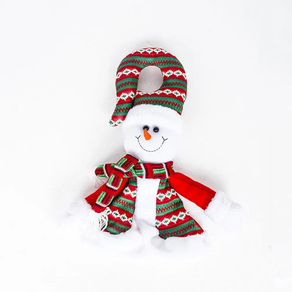 Christmas decorations Santa Claus plush pendant Christmas tree creative pendant doll Christmas decorationSnowman