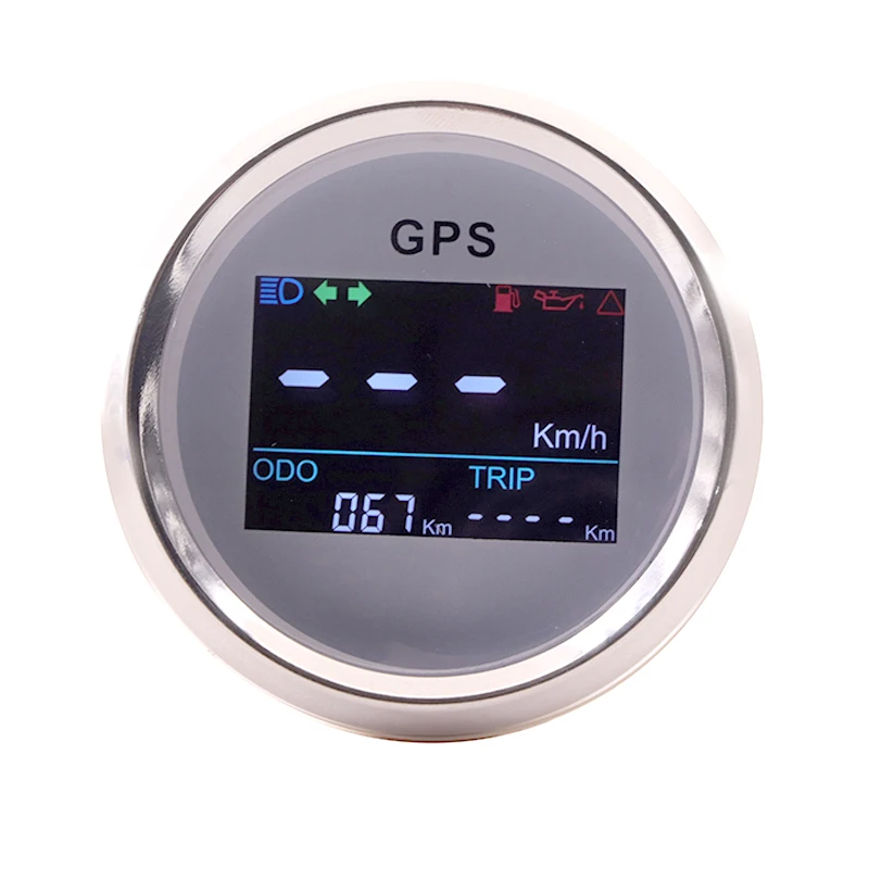 52 мм цифровой Gps скоростной одометр 0 ~ 999 миль/ч узлы км/ч 316 из нержавеющей стали