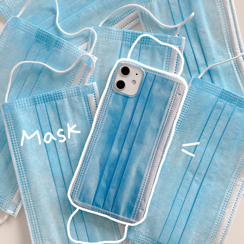 The new For iphone 11 X XS 6 7 8plus Couple models Creative mask phone case for iphone11 pro max mobile phone shell four corners The new For iphone 11 X XS 6 7 8plus Couple models Creative mask phone case for iphone11 pro max mobile phone shell four corners