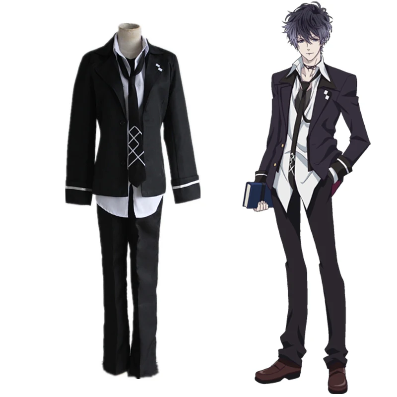 Аниме Diabolik Lovers маскарадные костюмы Ruki Mukami Косплей Костюм мозги Униформа Хэллоуин Карнавальный костюм для вечеринки