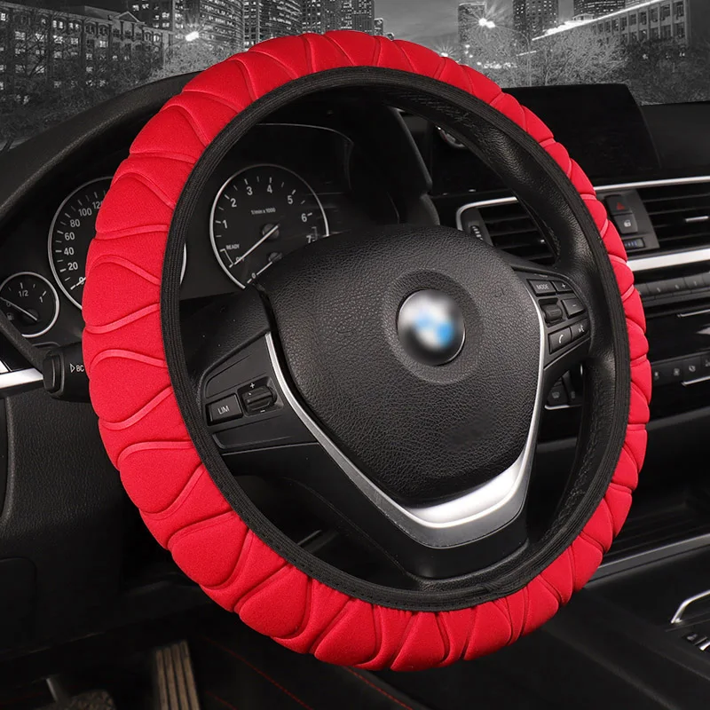 

Universal Plush Steering Wheel Cover Winter Furry Fluffy Plush 37-40 cm Car Wheel Protector Cover YS5001