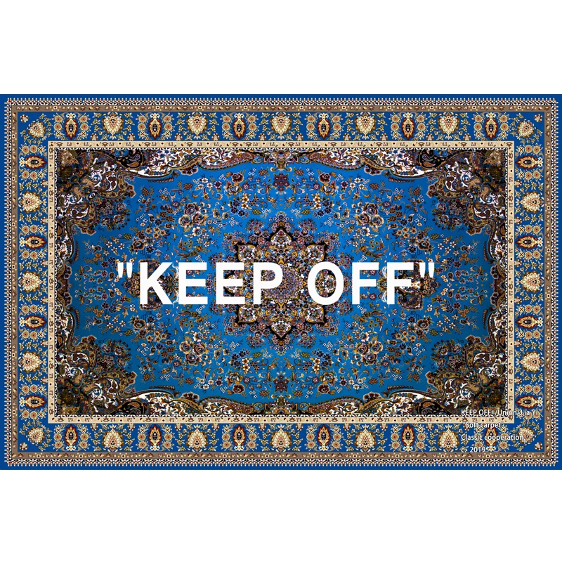 Floor Mat Plush Rug Decorative Carpet Silk Wool Rug Plush Carpet Non Slip Carpet Imitated Cashmere Carpet KEEP OFF Area Rugs Floor Mat Black and White Carpet Living Room Bedroom Bedside Bay Window Sofa Floor Decor Mat Alfombra Tapis