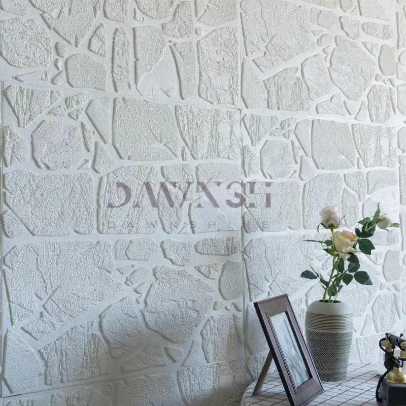 レンガの壁のステッカーdiy 3d Peフォームの壁紙パネルルームデカール石の装飾エンボス加工自己adhensive 3dレンガの壁 Wall Stickers Aliexpress