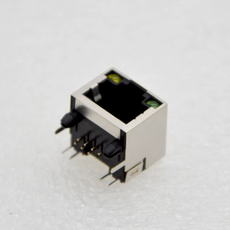 100 шт. сетевой разъем RJ45 56 8P8C со световым разъемом с экраном 8P8C разъем