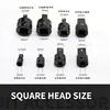 Pneumatic Socket Adapter Heavy Duty Electric Wrench Connector Ratchet Wrench Converter 3/8 to 1/2 to 3/4 to 1 Inch Repair Tools 2