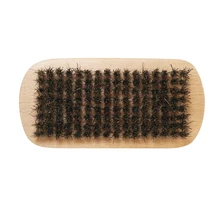 Синий ZOO деревянная овальная щетина, деревянная цветная Мужская изогнутая поверхность, расческа для бороды, принадлежности для ухода за усами